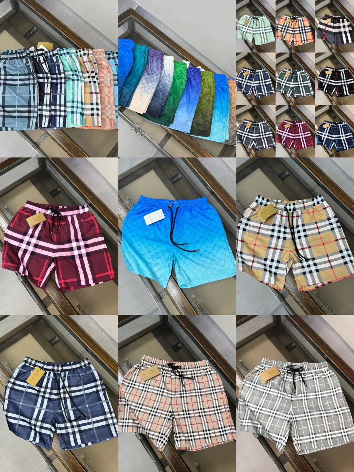 Checked Swim Shorts Collection
