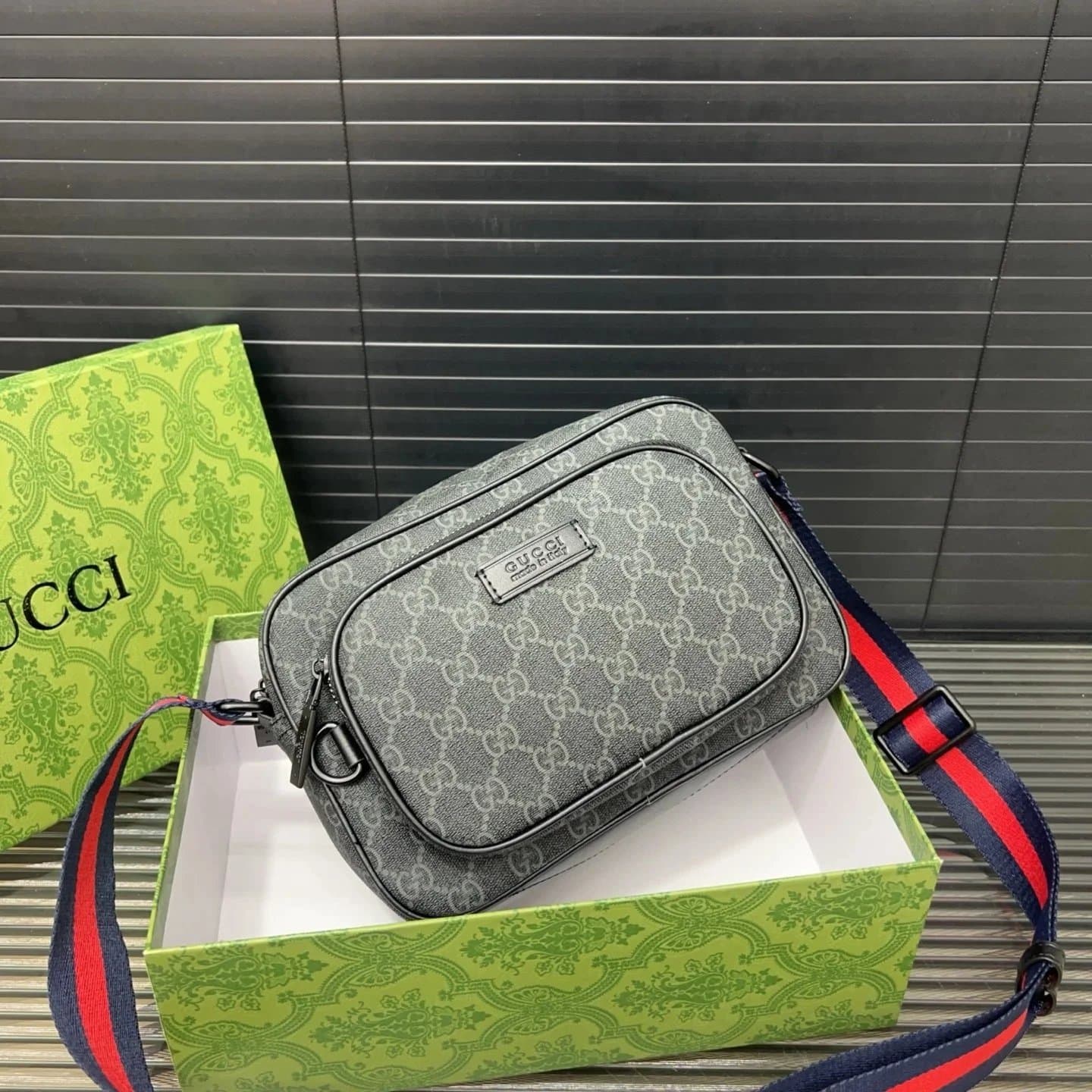 GC-Style Monogram Shoulder Bag