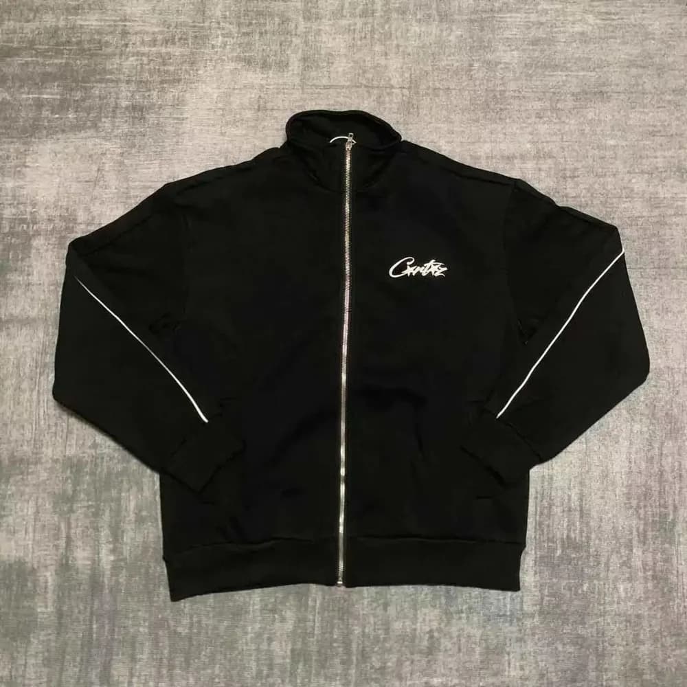 Corteiz-Style Fleece Track Jacket