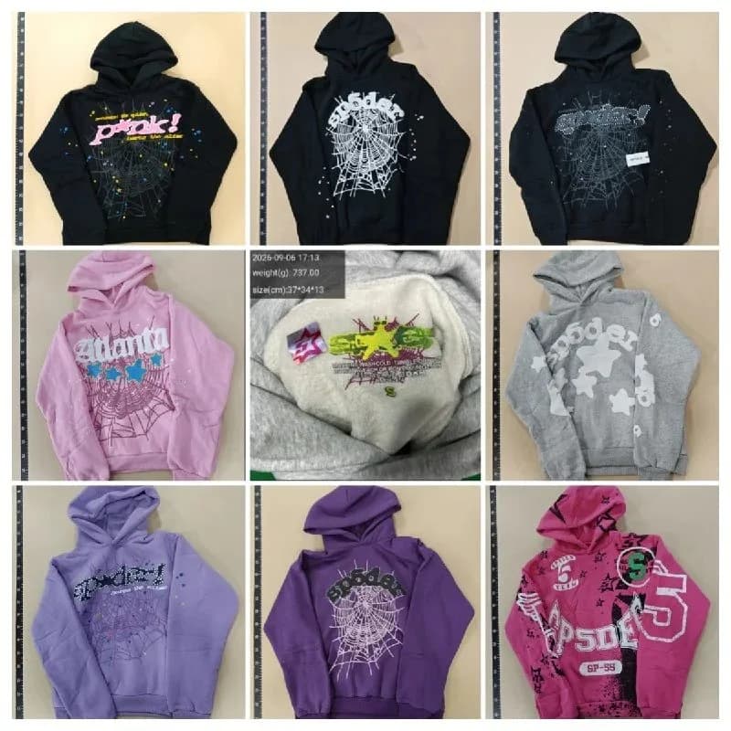 Sp5der-Style Web Hoodie