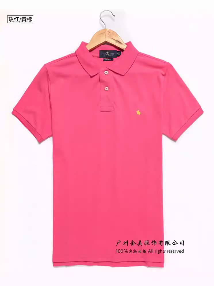 Casual 2024 summer new men's short-sleeved T-shirt youth fashion lapel loose large size polo shirt trend - KakoBuy Spreadsheet