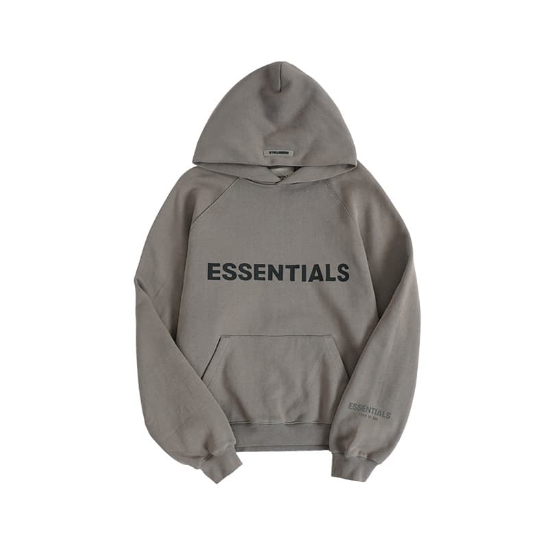 FOG double line ESSENTIALS double line chest letter hooded sweater men's high street loose coat pullover hoodie