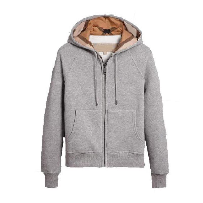 European American high quality British style hooded women's sweater B home spring and autumn women's jacket cardigan zipper S-XXL in stock - KakoBuy Spreadsheet
