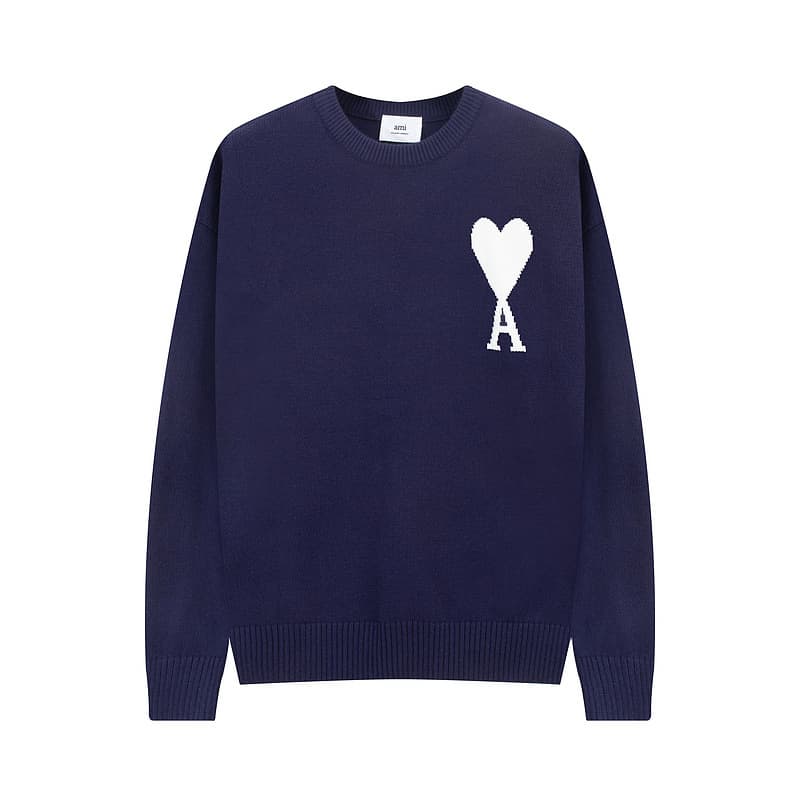 2023 autumn and winter sweater women's knitwear loose round neck knitted couple's love sweater men's and women's same casual - KakoBuy Spreadsheet