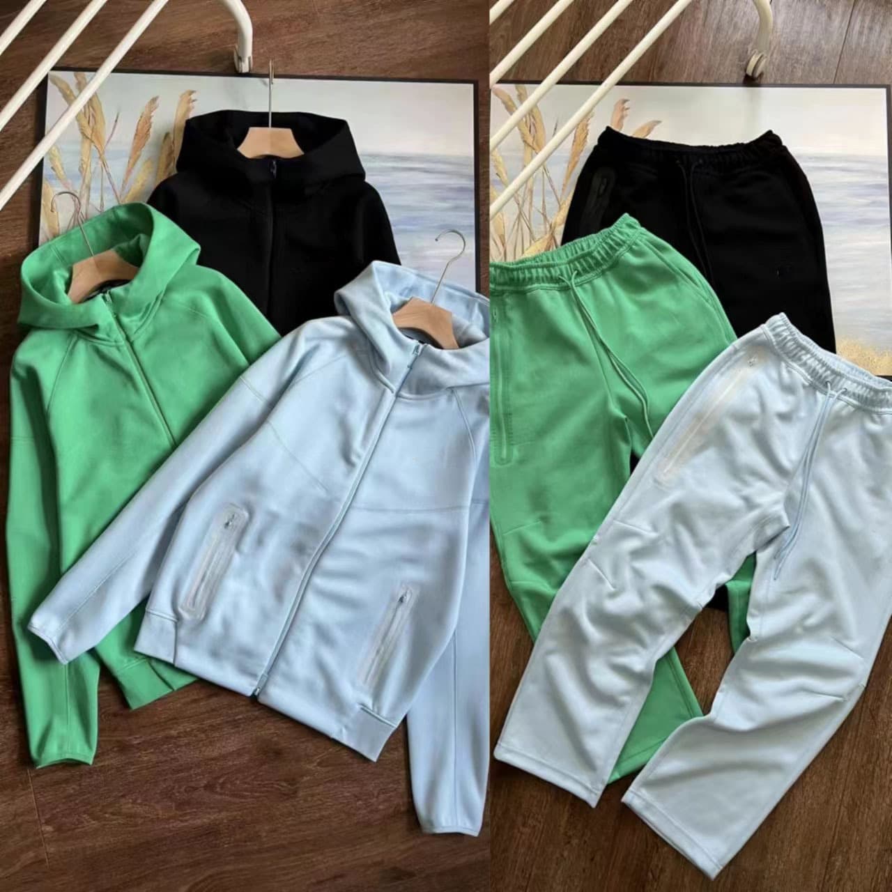 24 spring and autumn new leisure sports air layer hooded jacket and sweatpants set 454 and 461 - KakoBuy Spreadsheet
