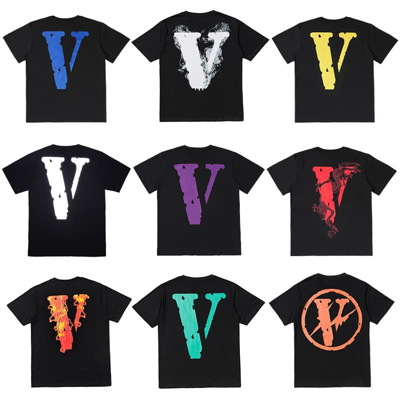 2023 short-sleeved big V Chinese dragon limited edition Fujiwara Hiroshi Edison Wang Yibo same style loose couple men and women T-shirt summer trend - KakoBuy Spreadsheet