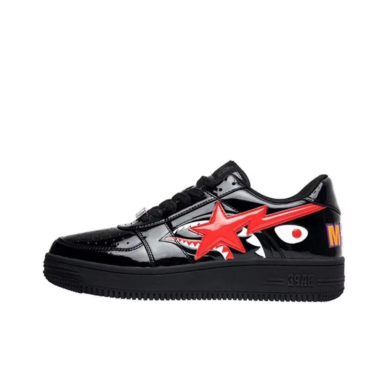 BAPESTA SK8 DUNK street trend black and white shark couple vibe low-top casual sneakers board shoes - KakoBuy Spreadsheet