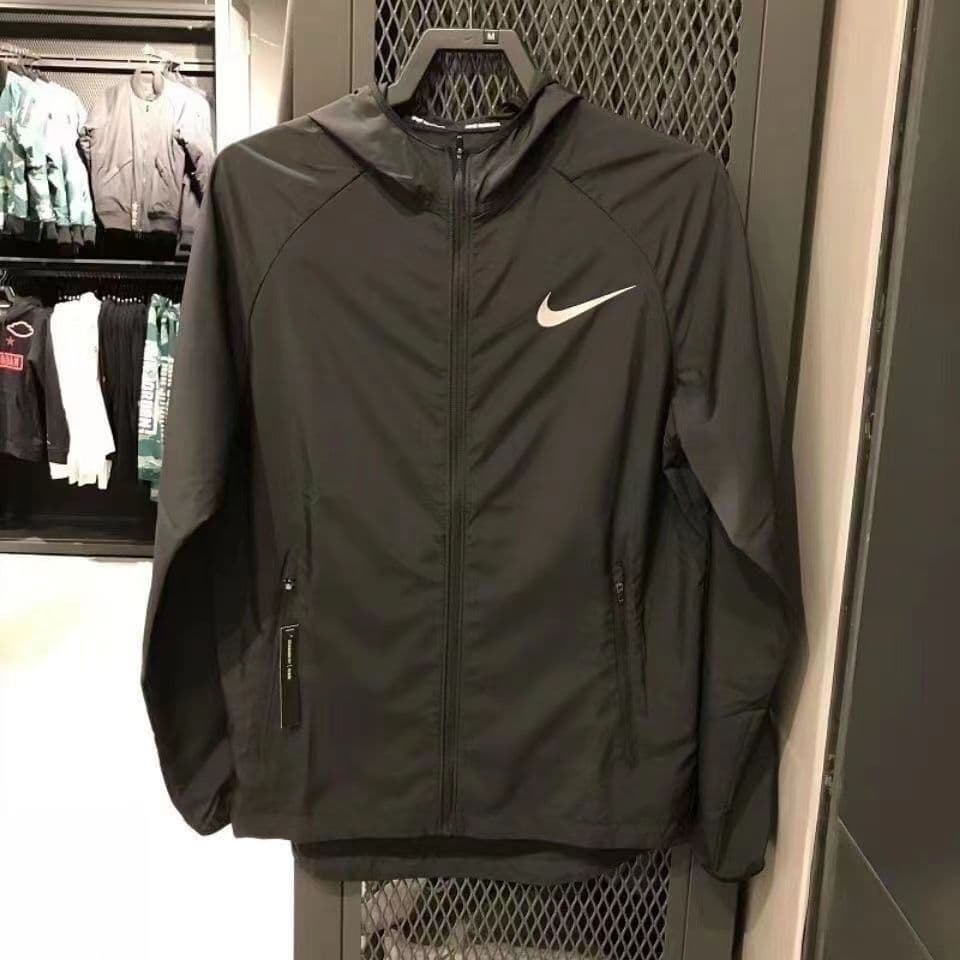 Quick-drying jacket for men woven hooded loose large size casual sports running windbreaker sports student track and field training suit - KakoBuy Spreadsheet