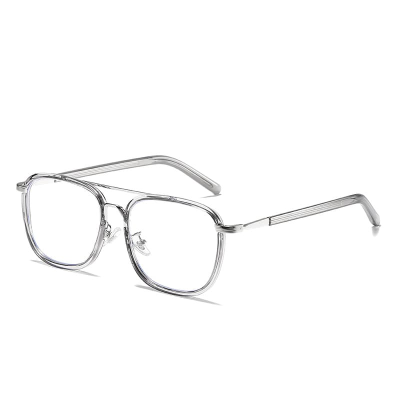 Pure titanium electroplating plate frame glasses Jay Chou big sword small face female eyebrow frame eyebrow wire frame fashion plain face - KakoBuy Spreadsheet