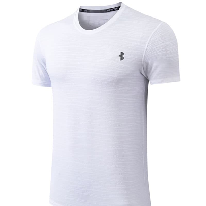 Anessa new sports breathable sweat-absorbent running fitness tops short-sleeved T-shirts men's quick-drying loose large size tops - KakoBuy Spreadsheet