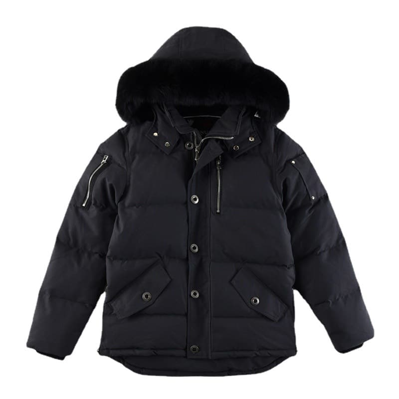 Palm Moose #06 Men Fox Fur Hooded 3Q Down Jacket - KakoBuy Spreadsheet