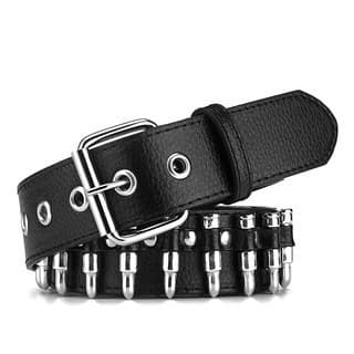 Rivet Belt Men's punk European and American fashion bullet belt new cross-border Men's Women's clothing personality belt - KakoBuy Spreadsheet