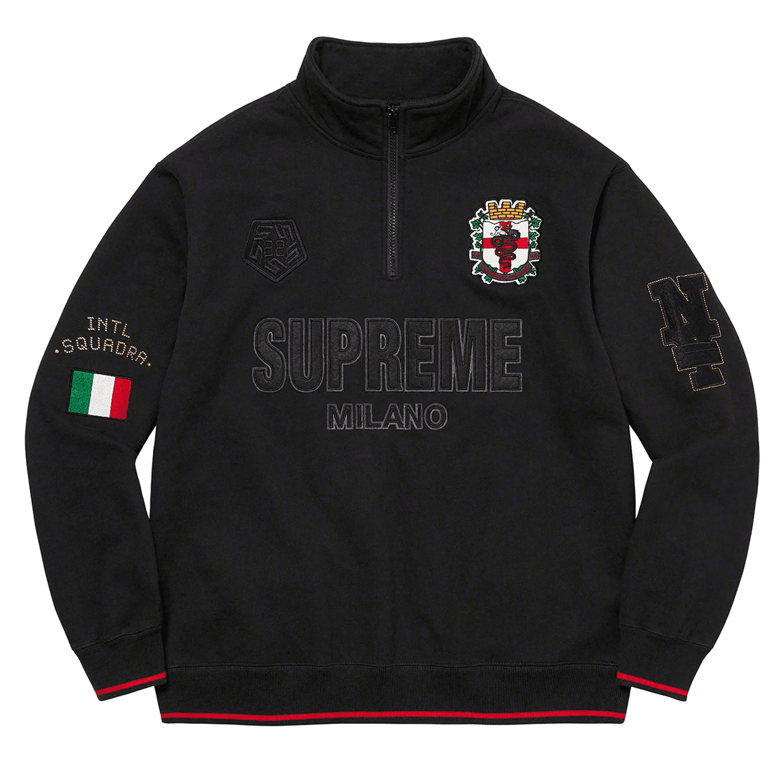 Supreme Milano half zip Pullover