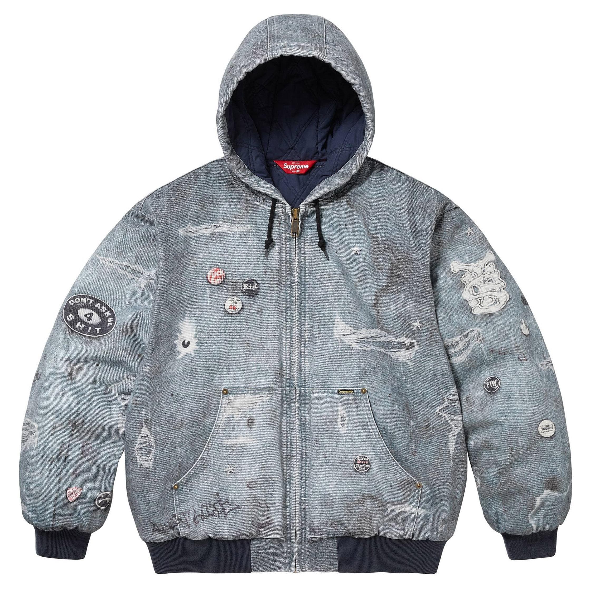 Supreme HJR TROMPE L'OEIL HOODED WORK JACKET - KakoBuy Spreadsheet