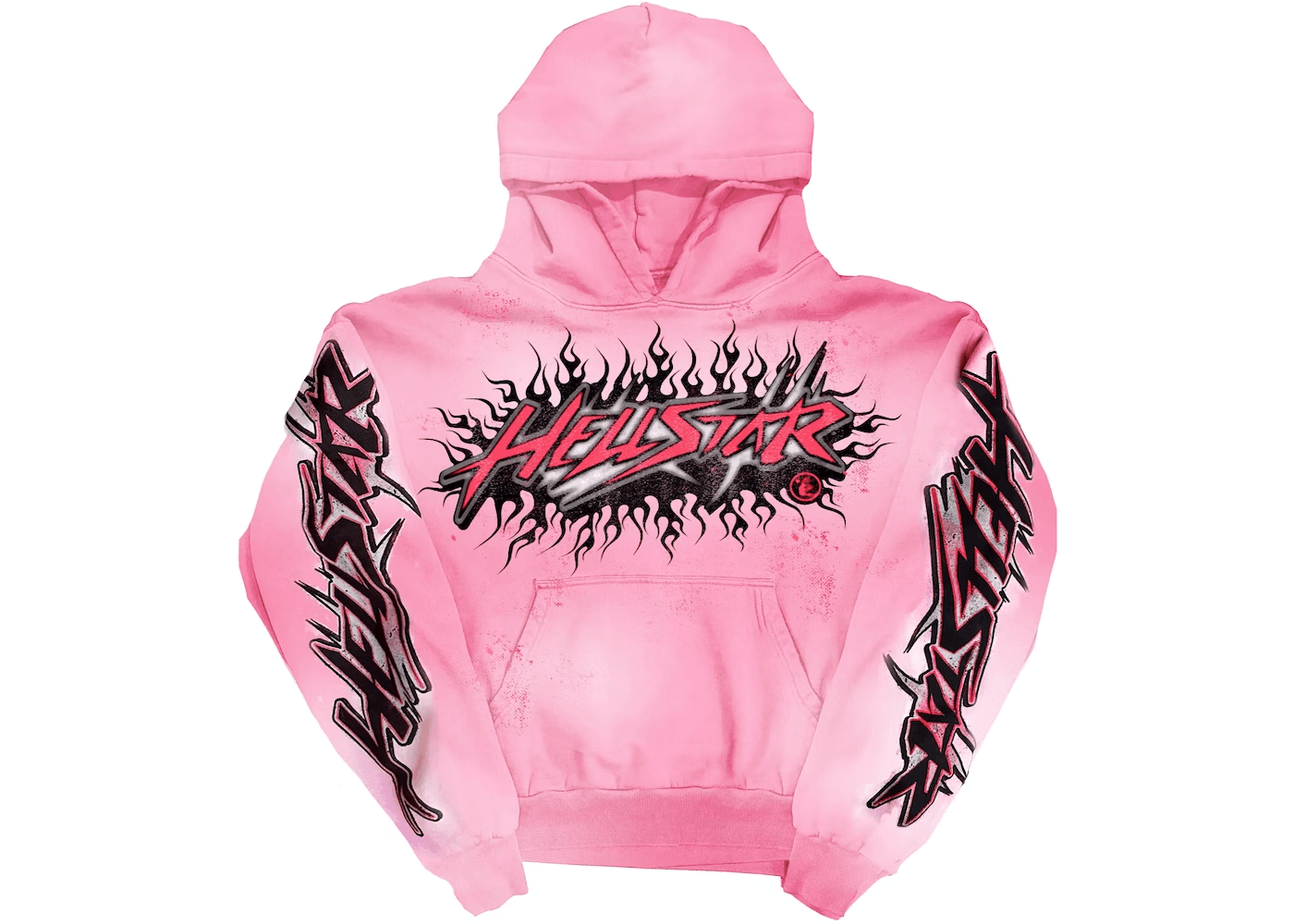 Hellstar Brainwashed Without Brain Hoodie Pink - KakoBuy Spreadsheet