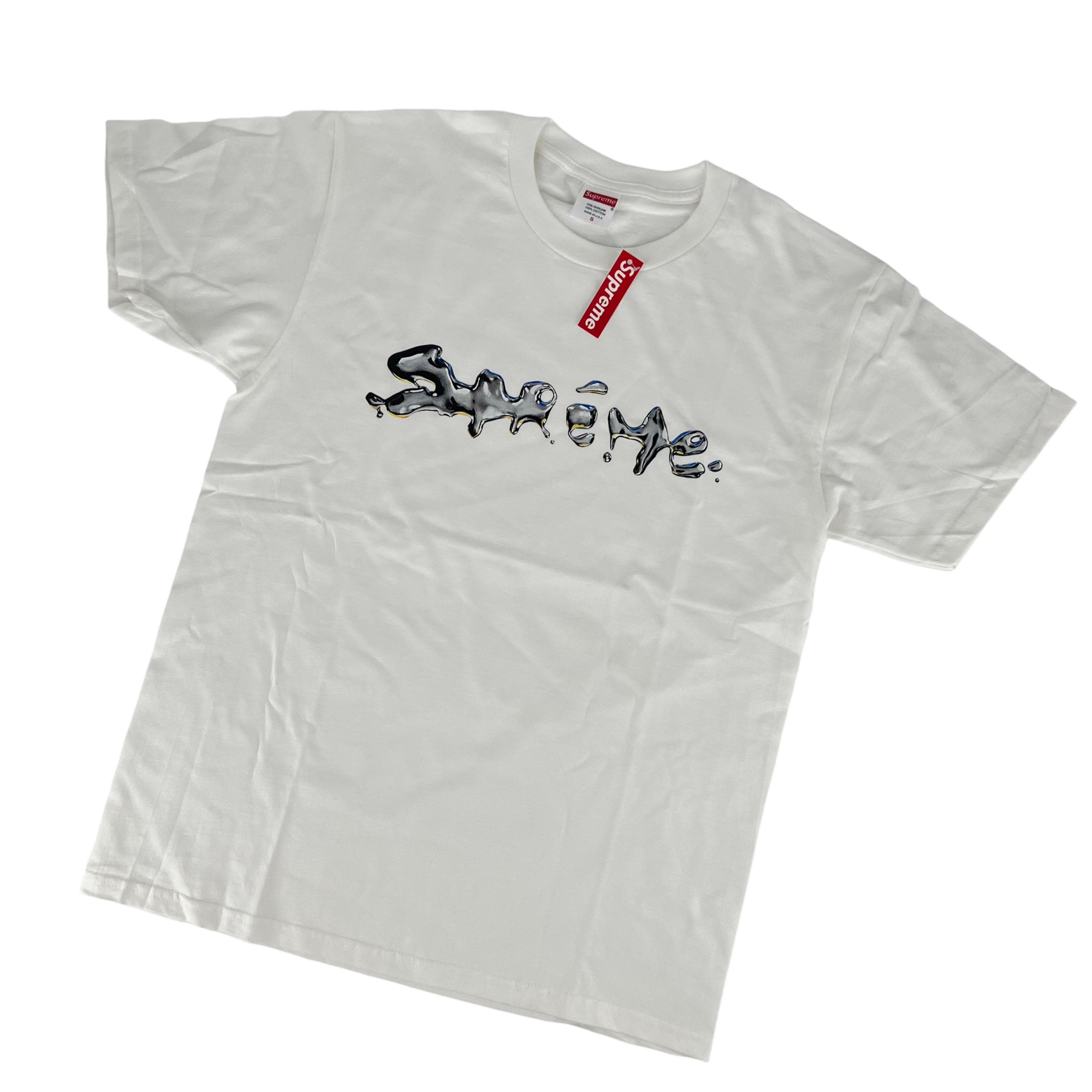 Supreme Liquid logo Tee Black/White - KakoBuy Spreadsheet