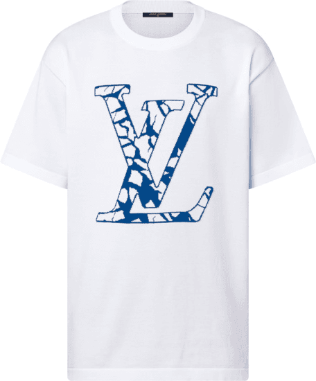 Louis Vuitton White Cracked Ice