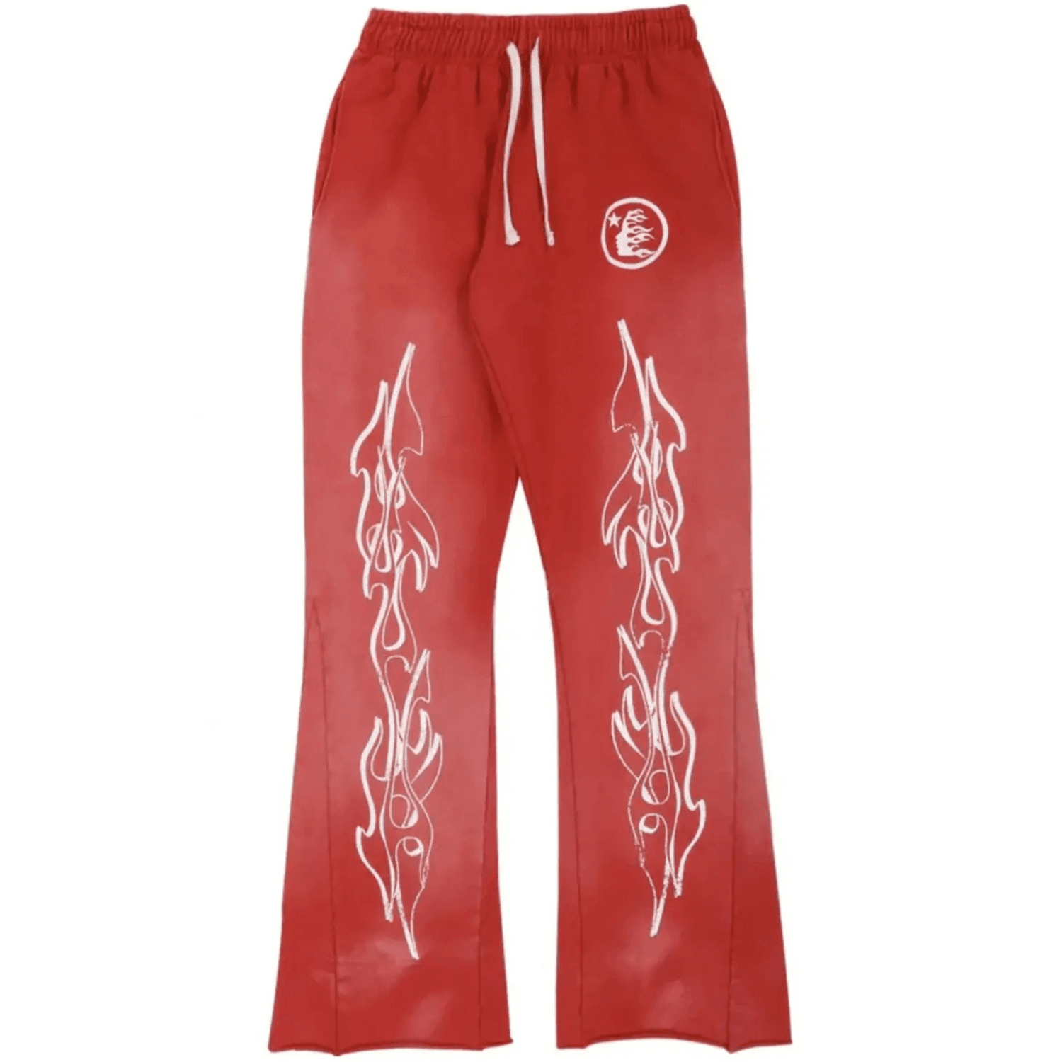 Hellstar records sweatpants vintage red