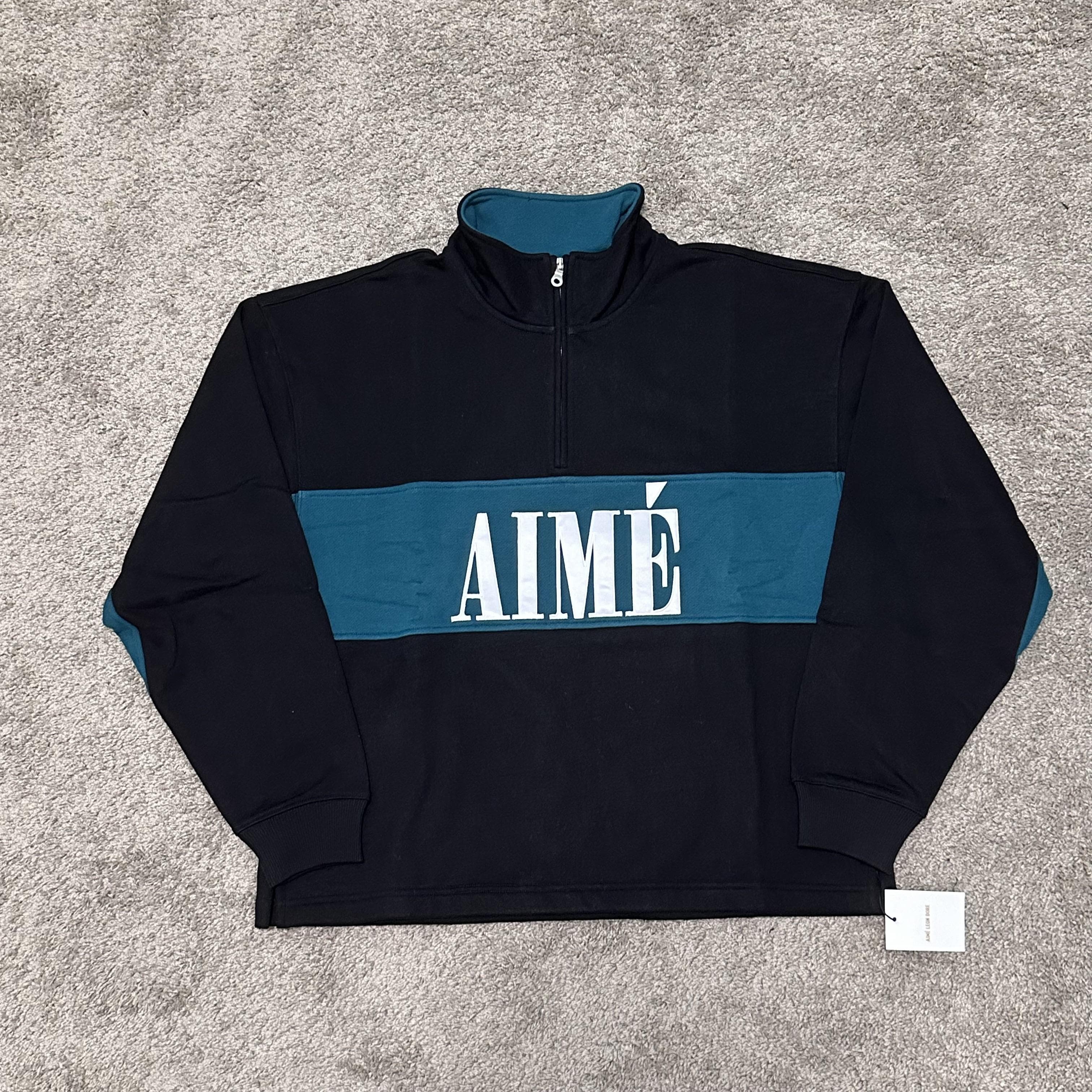 Aime Half Zip Up Crewneck