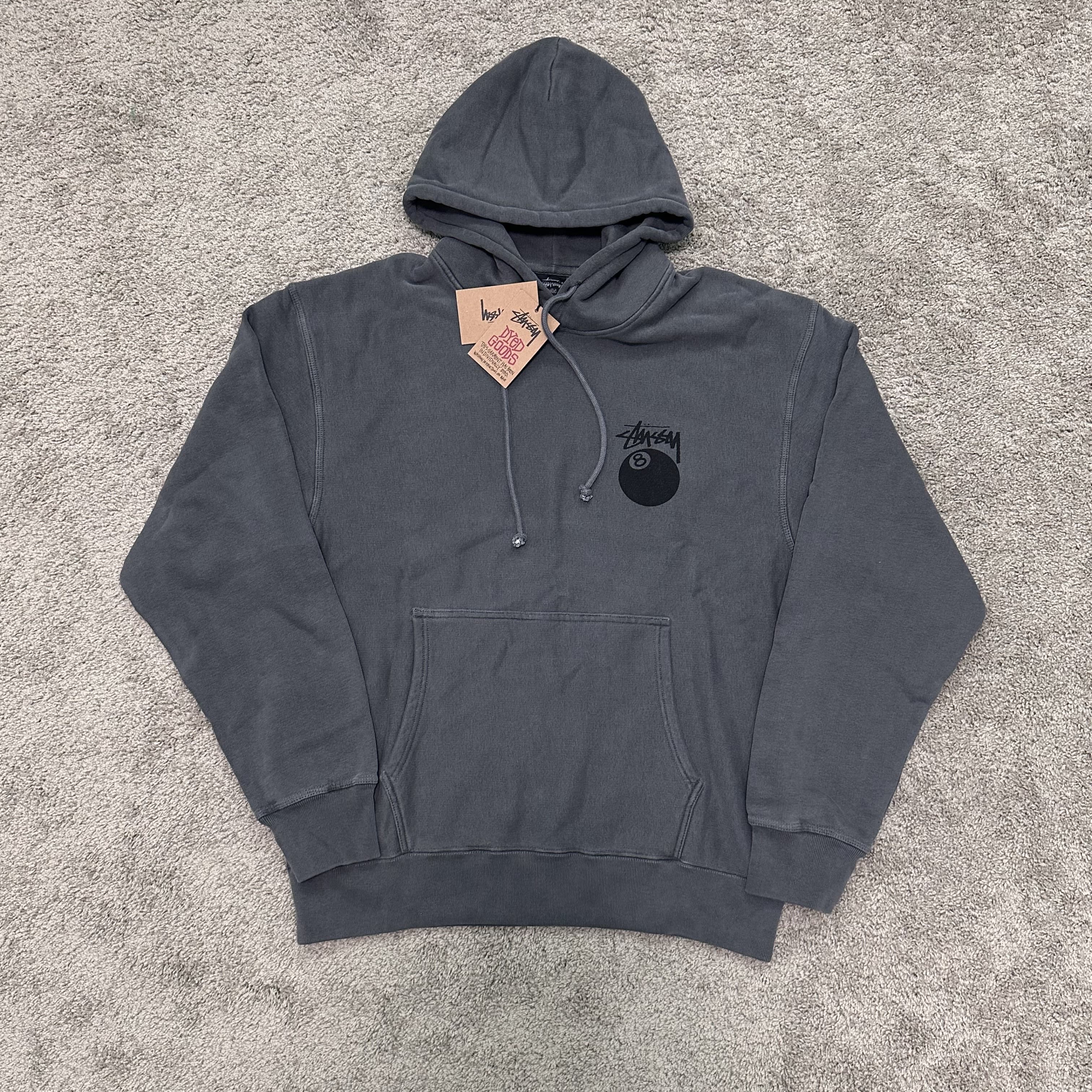 Stussy 8Ball Pig. Dyed Hoodie - KakoBuy Spreadsheet