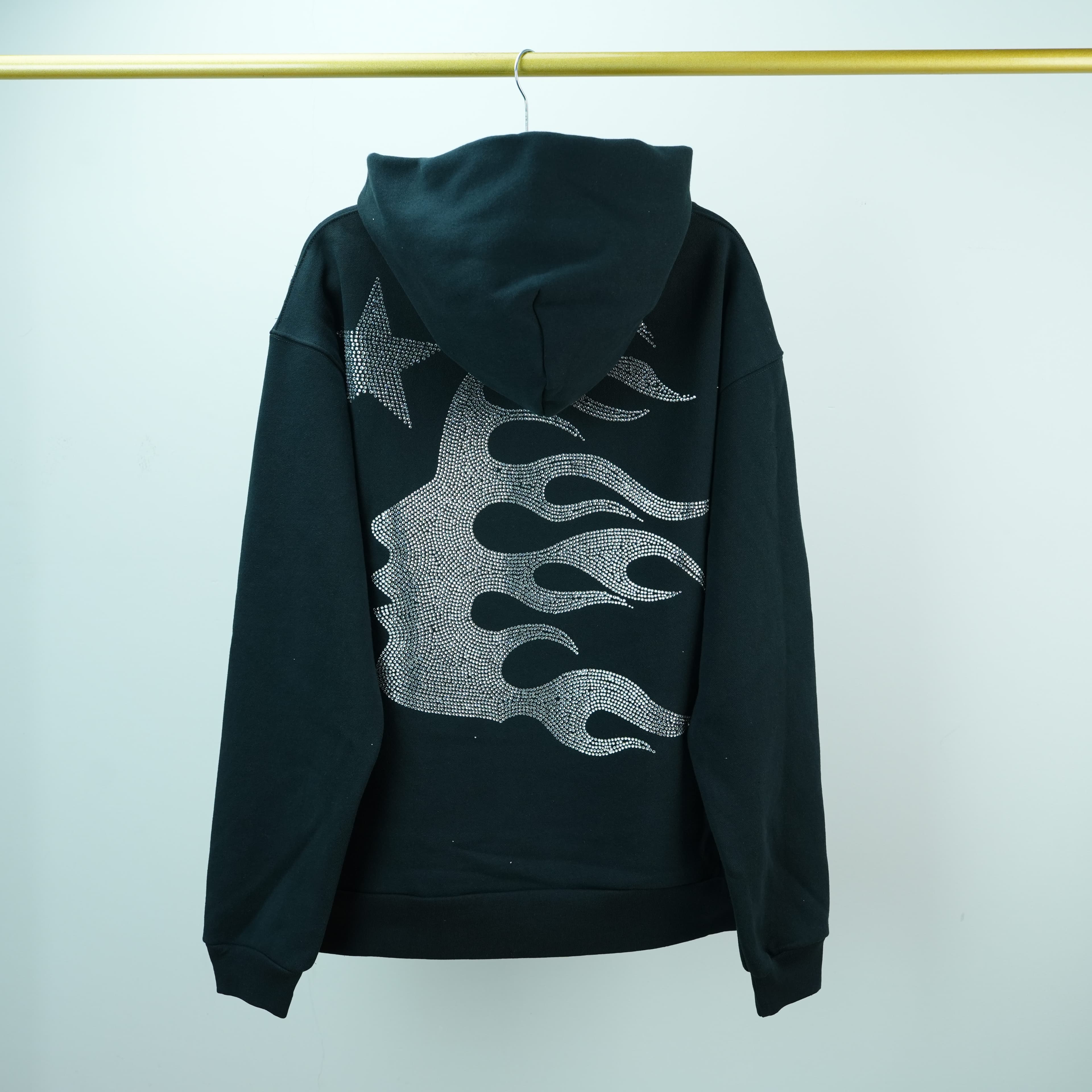 Hellstar Rhinestone Starfire Hoodie - KakoBuy Spreadsheet