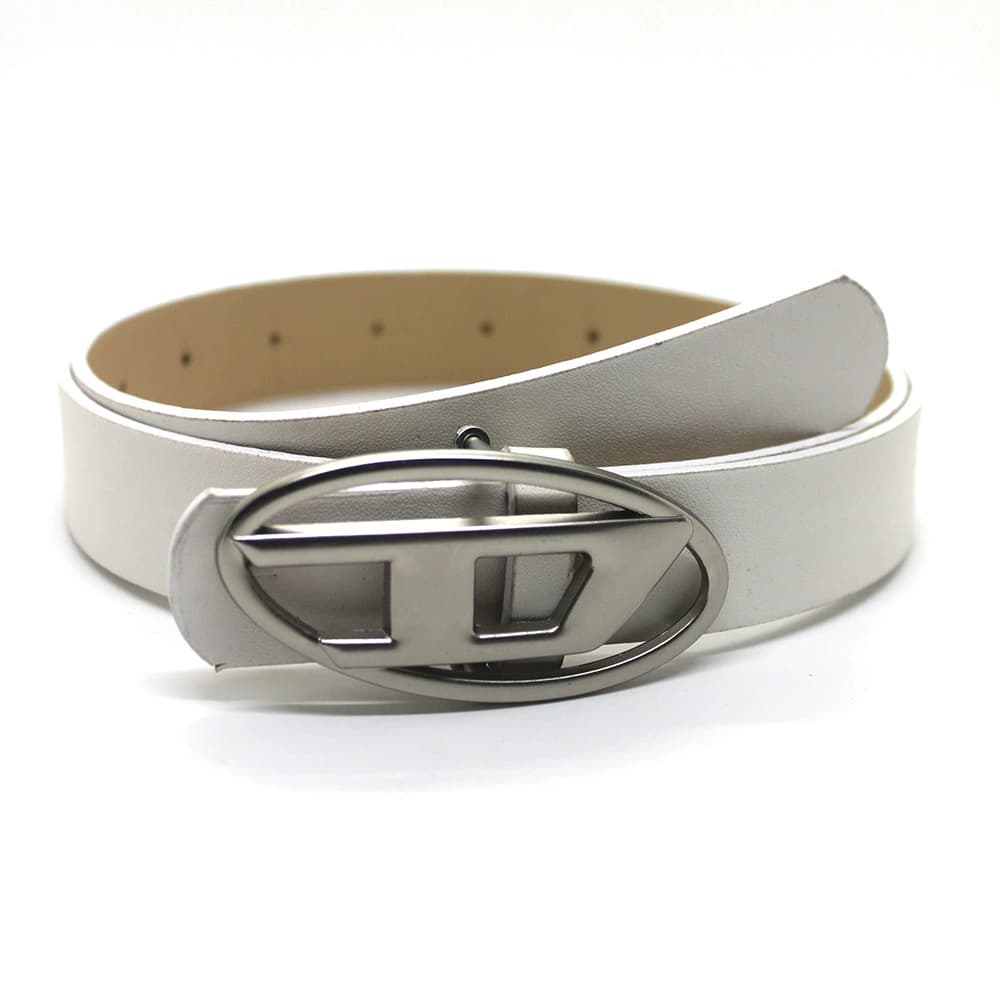 Korean trend New Letter D oval metal snap button men and women all-match decoration belt fashion matching jeans - KakoBuy Spreadsheet