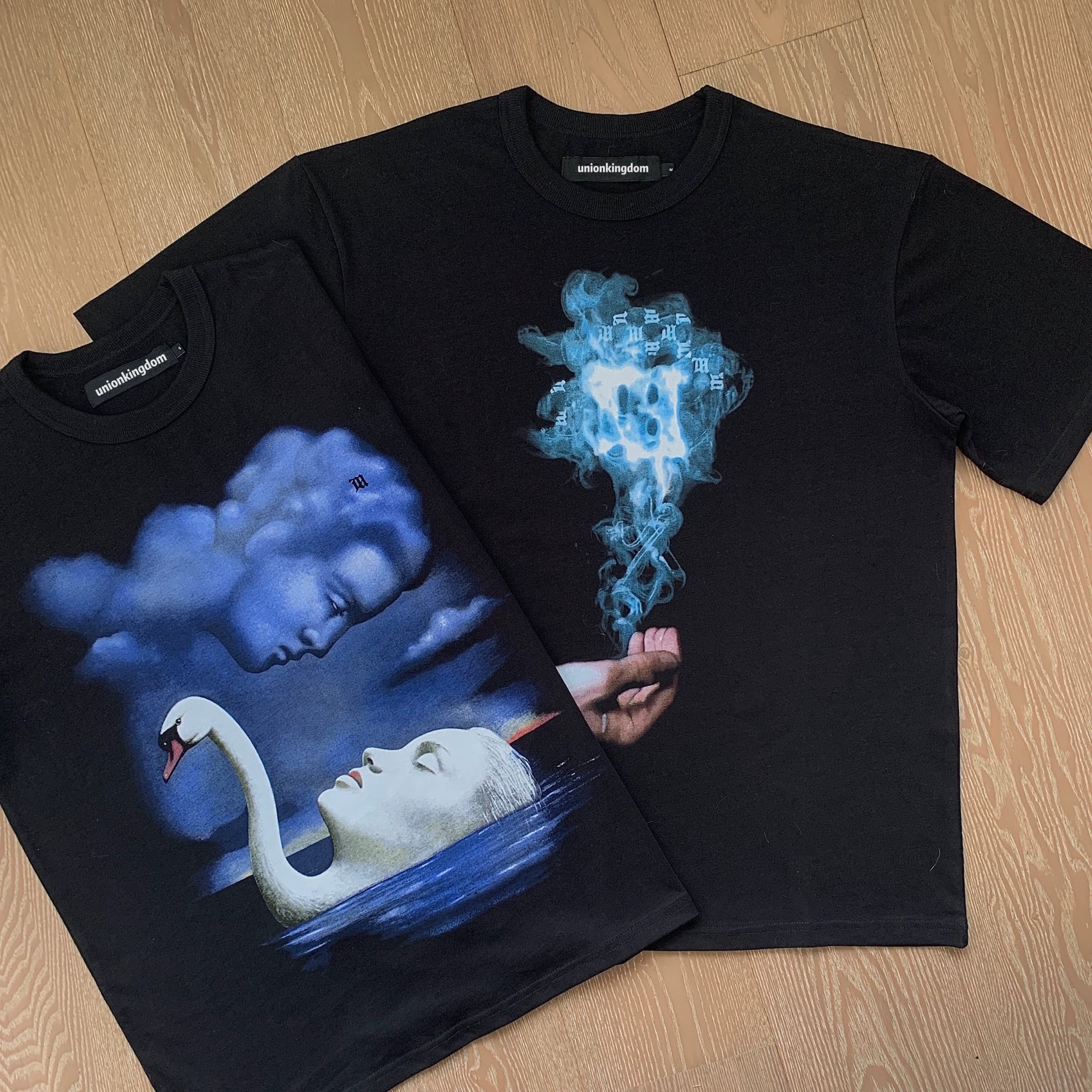 Msbhv The Lady of the Lake And Smoke Tulum Tee swan and palm short sleeves - KakoBuy Spreadsheet