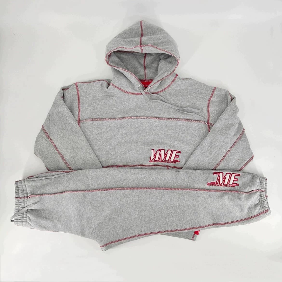 Centralcee drill coverstitch tracksuit stitching exposed design pure cotton suit - KakoBuy Spreadsheet