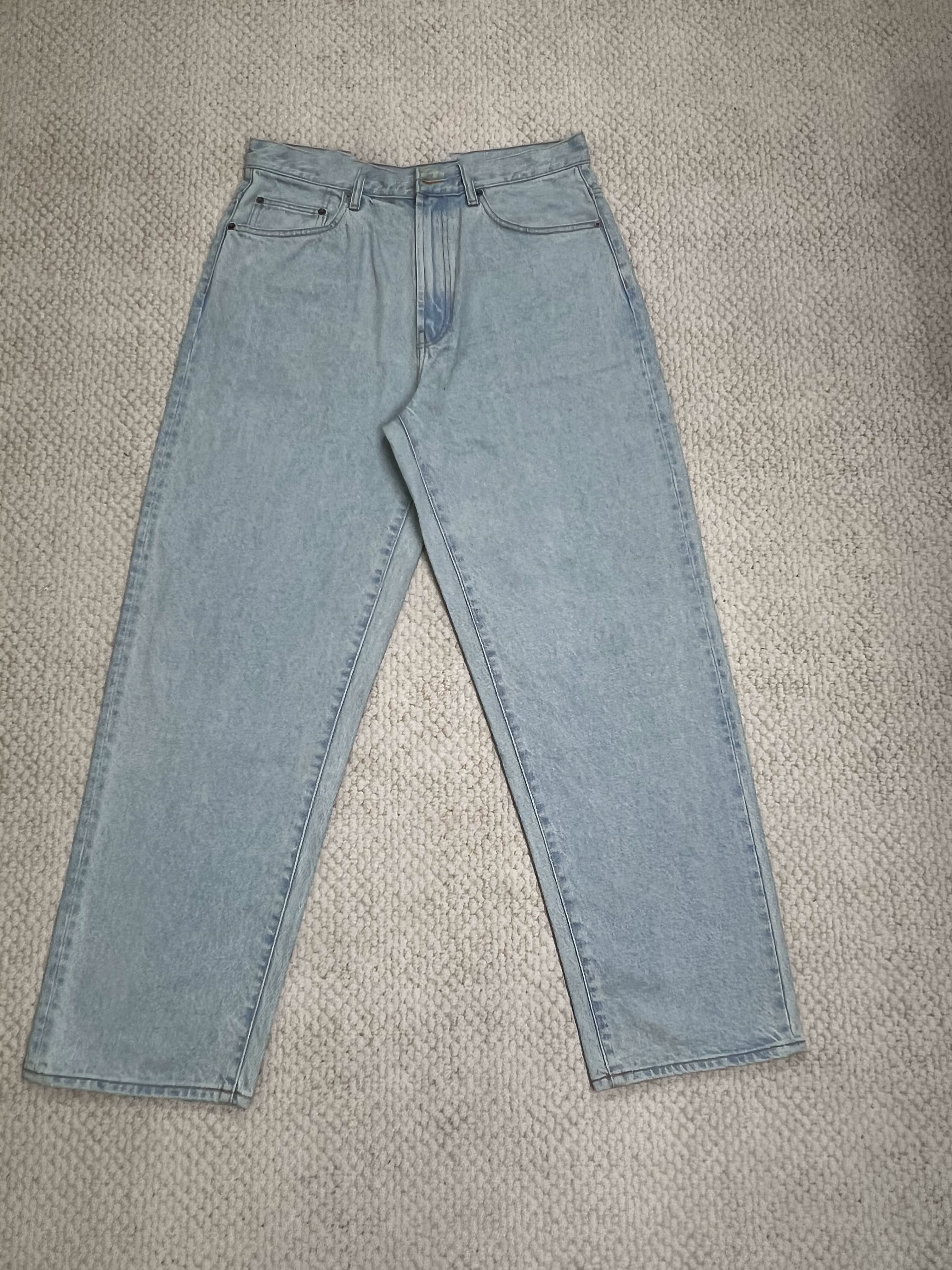 Tiger (have stock) Self-made SUP Baggy Jean Pocket Embroidered Logo Jeans
