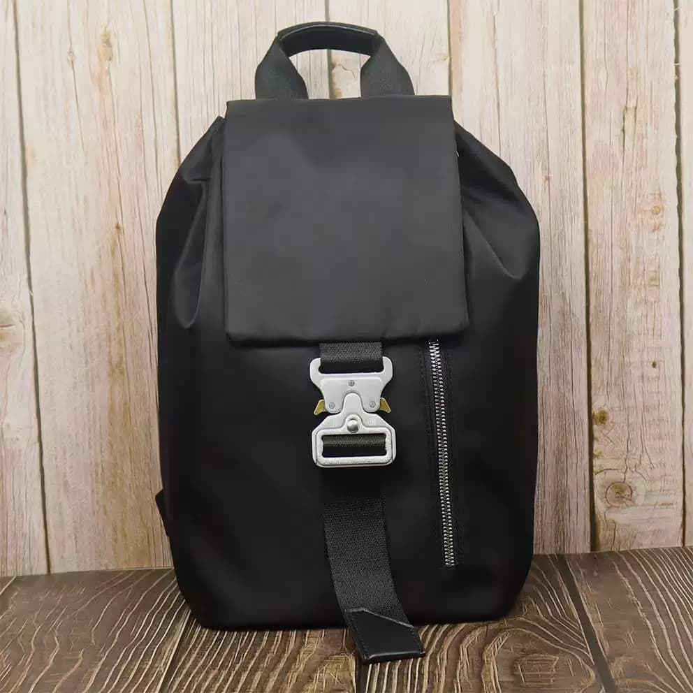 2024 new 1017alyx9sm black nylon cloth backpack tactical function buckle backpack for men and women couples trend - KakoBuy Spreadsheet
