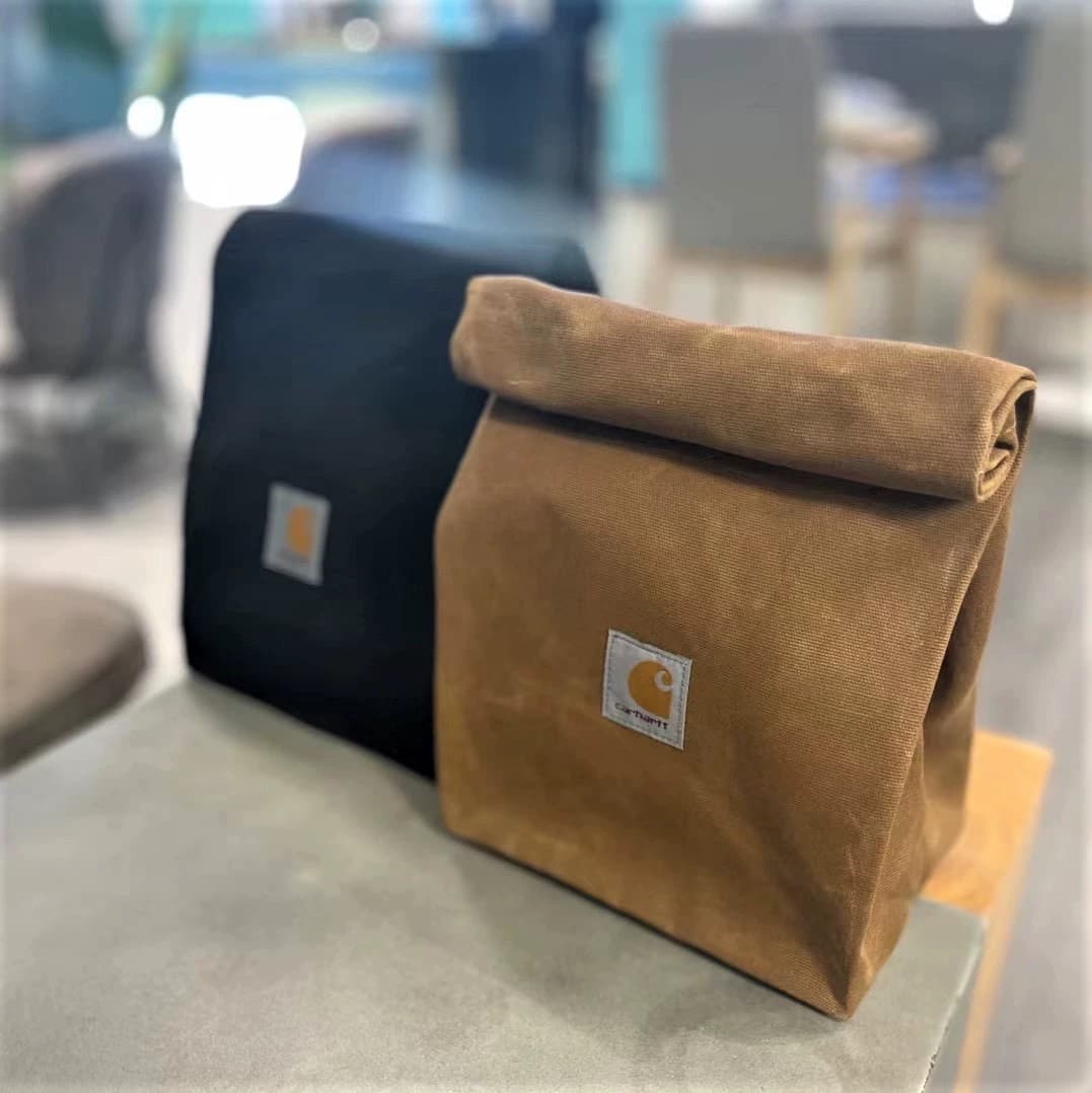 Carhartt wip trendy brand Carhartt bag canvas lunch bag lunch box bag take-out personality trend handbag