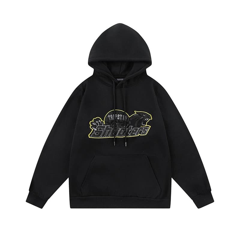 Trapstar European and American street style fashion brand towel embroidery letters INS men and women loose sports and leisure suit fleece-lined - KakoBuy Spreadsheet
