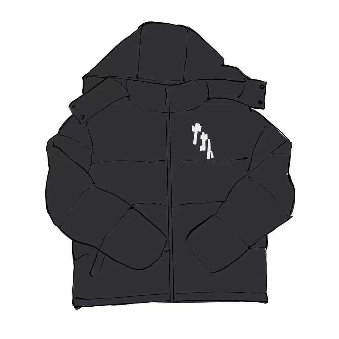 Trap Star Basketball Tiger Black Cotton Jacket