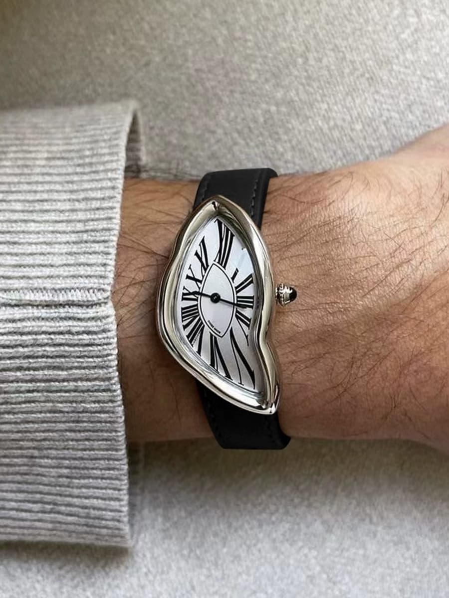 Alien crash melt twist y2k watch kiosk men's fashion retro high-end ins niche design - KakoBuy Spreadsheet