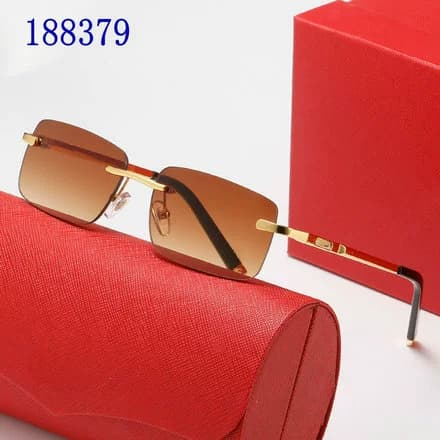 European and American from a famous brand new male personalized sunglasses UV protection female driver driving windproof Universal couple plain glasses - KakoBuy Spreadsheet
