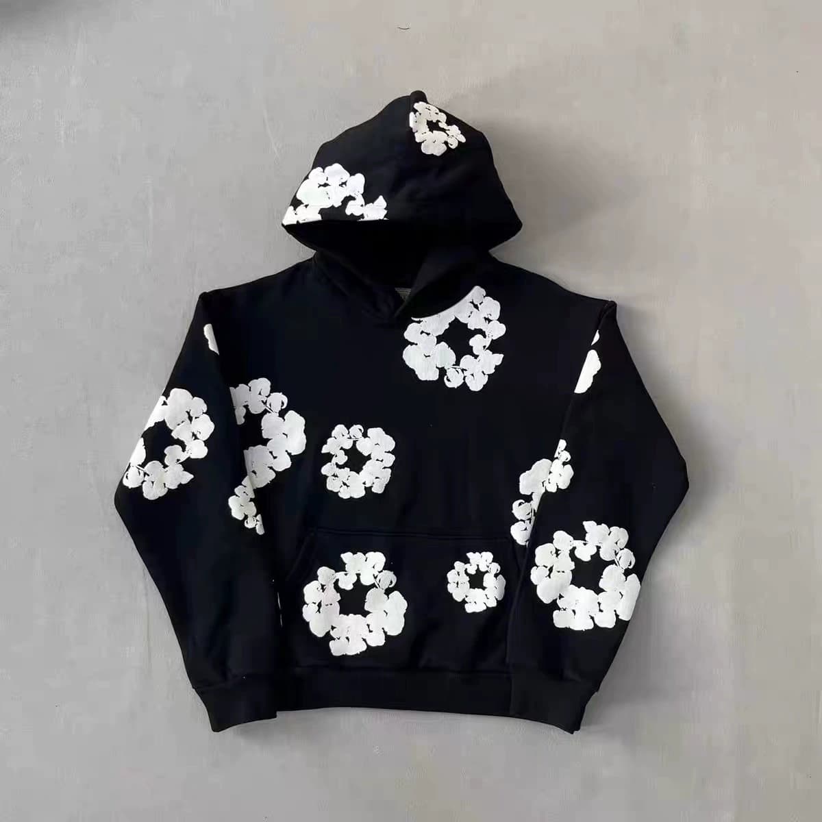 DENIM木棉花美式帽衫MADE IN PORTUGAL连帽卫衣TEARS