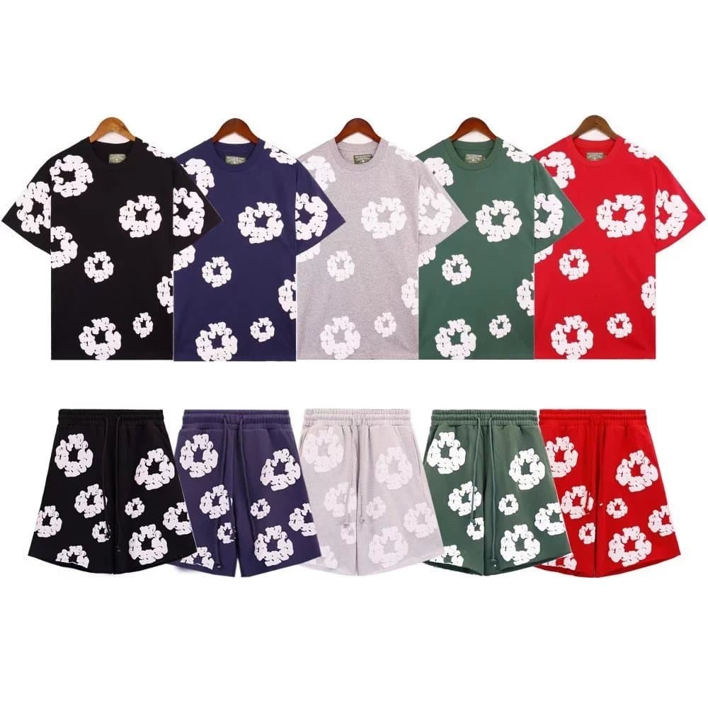 【Full Series】Sweatshirt Printed Short-sleeved T-shirt Hooded Shorts Set - KakoBuy Spreadsheet