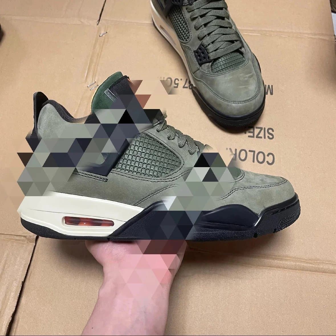 Air Jordan 4 Retro UNDEFEATED olive green [GX] - KakoBuy Spreadsheet