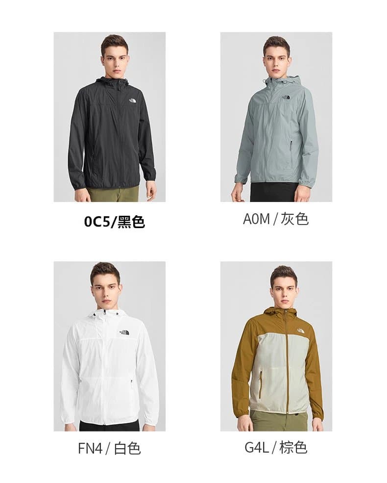 北面TNF皮肤衣2022新款防晒衣男女夏季户外运动情侣款超薄透气风衣运动外套4U8X S-2XL  - KakoBuy Spreadsheet