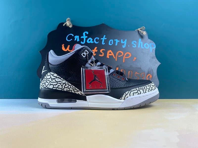 H50CN Jordan 3 Retro Black Cement (2018)-854262-001