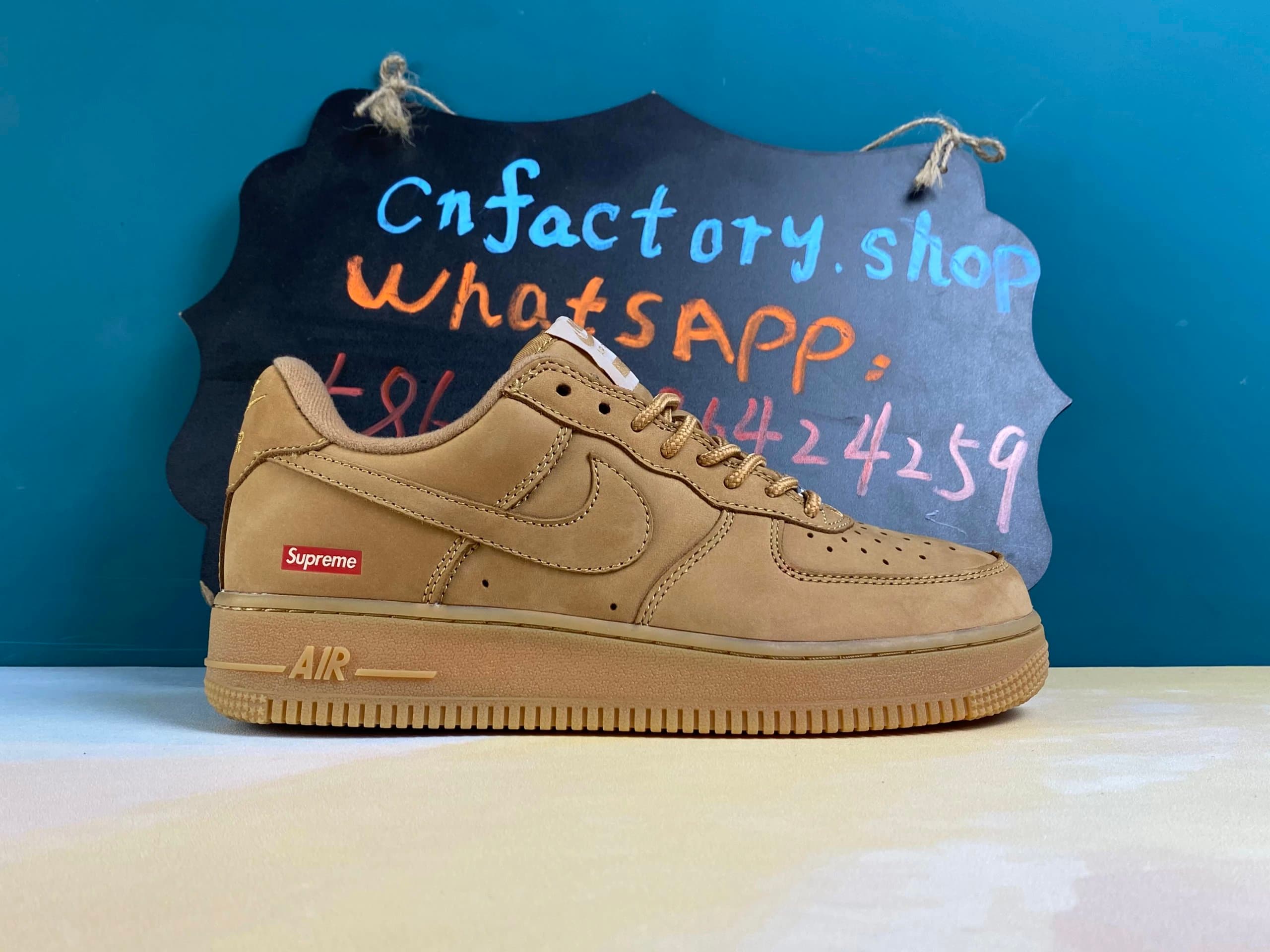 H45CN N1ke Air Force 1 Low SP Supreme Wheat-DN1555-200 - KakoBuy Spreadsheet
