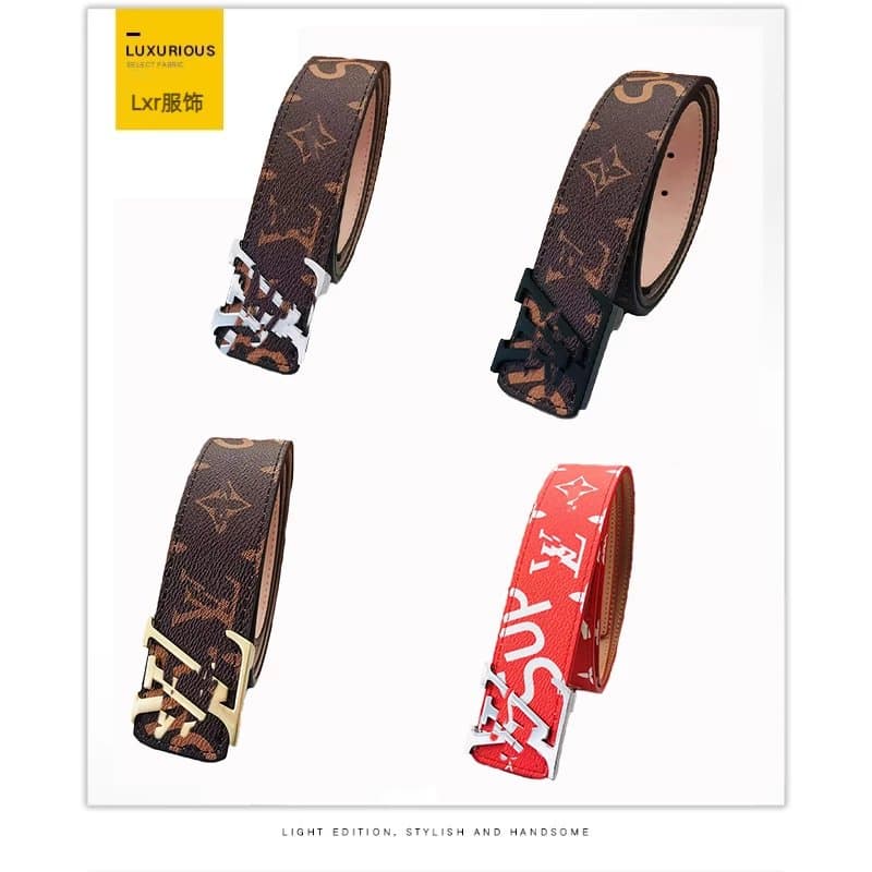 Men's genuine leather trendy belt cowhide men's youth smooth buckle fashion belt high version all-match belt - KakoBuy Spreadsheet