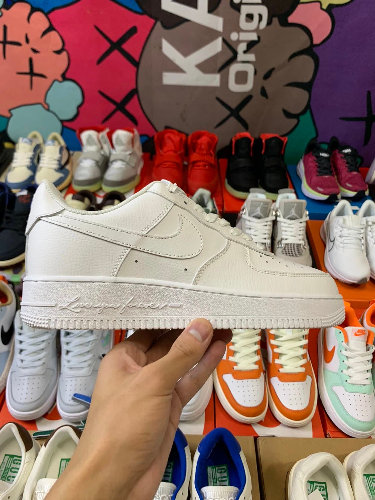 1:1 small sneakers Valentine's Day casual sneakers for men and women