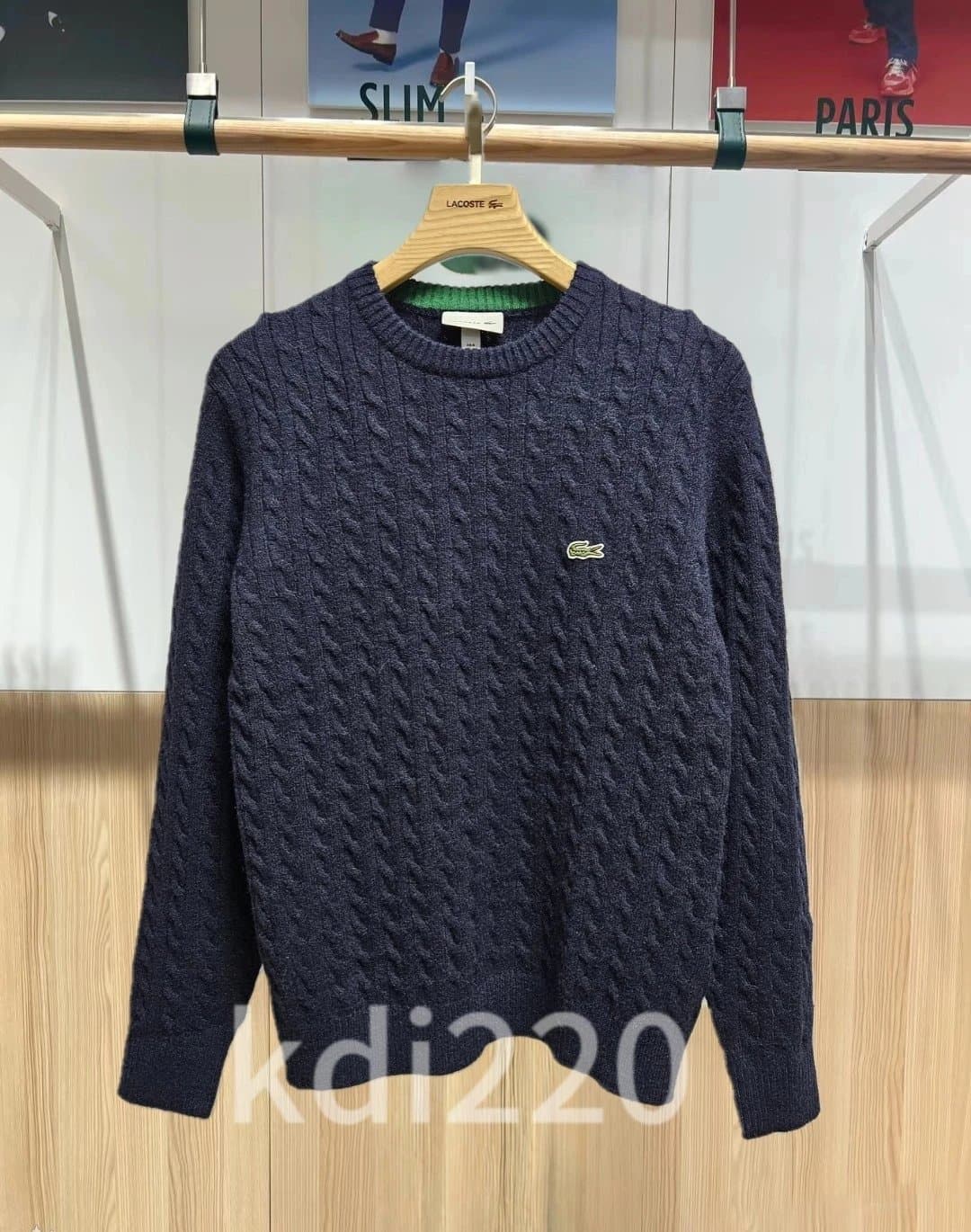 Lacoste Twister Cord Knitted Crewneck - KakoBuy Spreadsheet