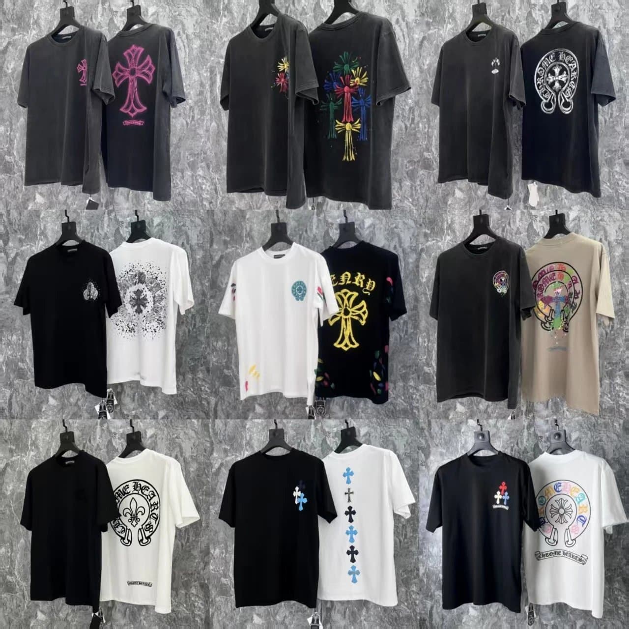 Chrome Hearts Style Cross Tee