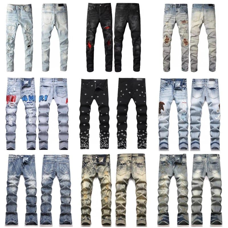 AM-Style Distressed Jeans