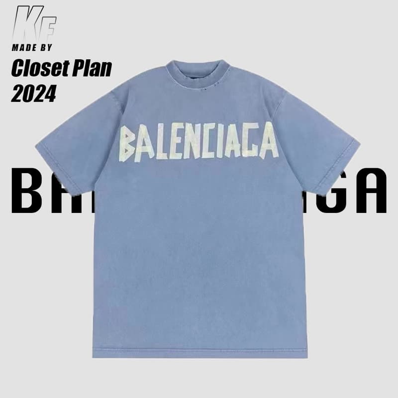 Balenciaga Blue Type Tee