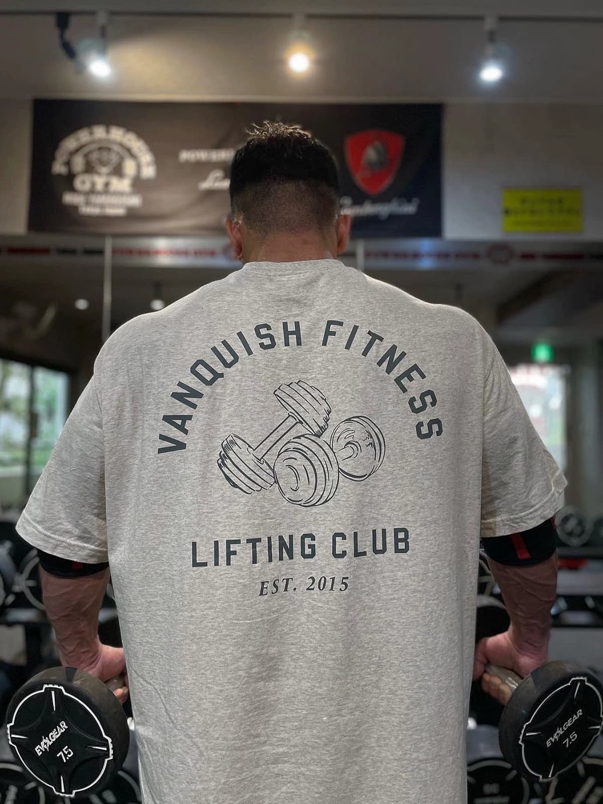 Loose Fitness Short Sleeve Men's Muscle Type Large Size Cotton Running Iron Brothers Training Sports Half Sleeve T-Shirt