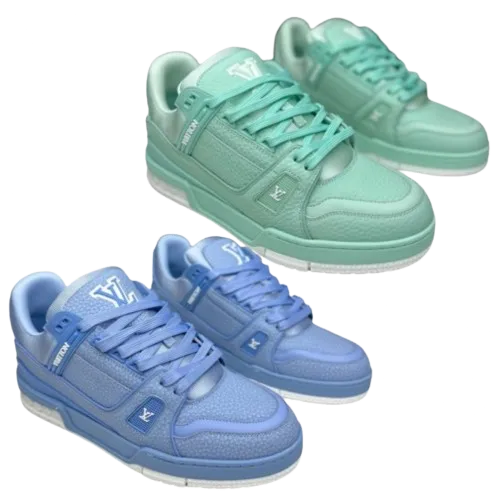 Louis Vuitton Trainers Aqua/Blue