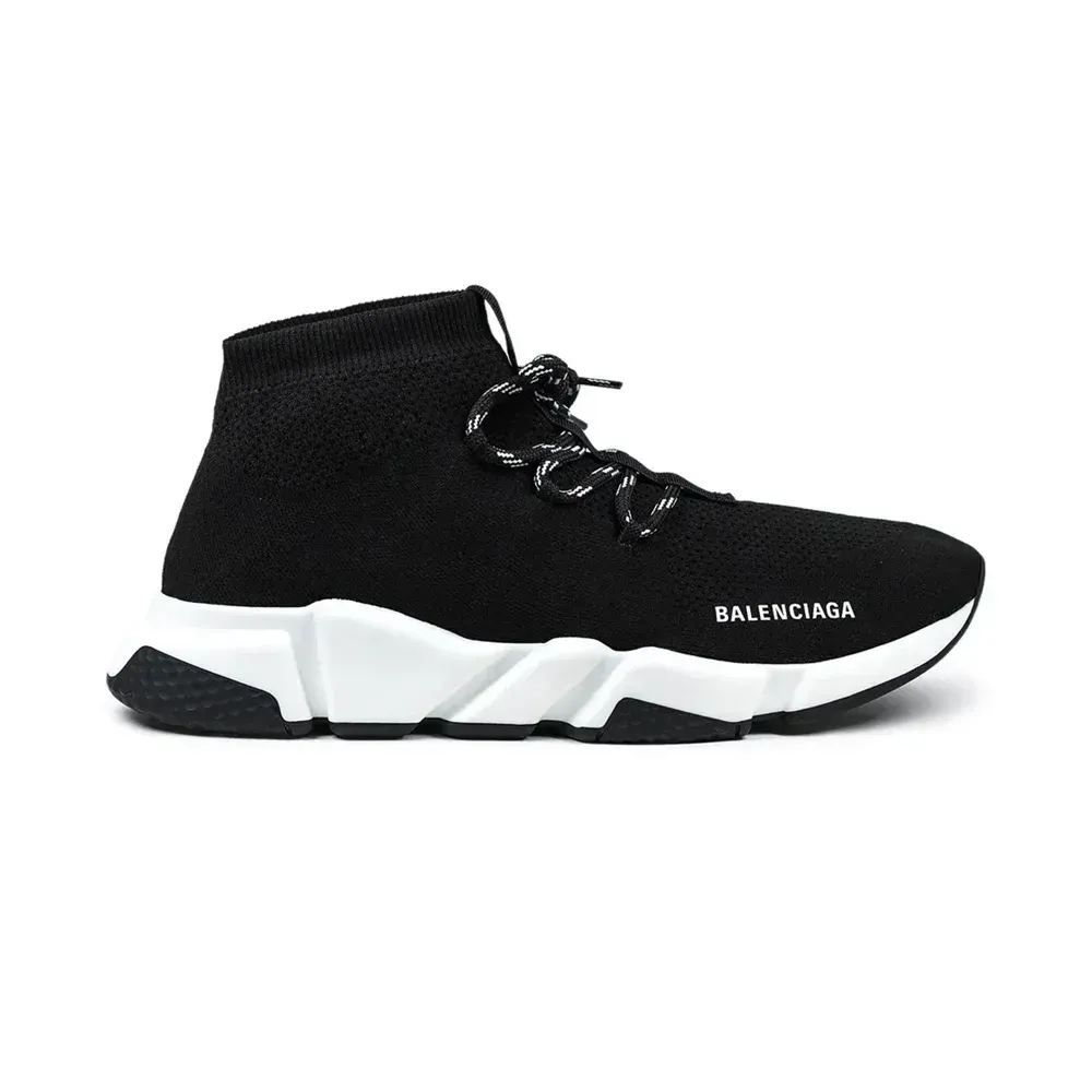 Balenciaga Speed Runners Black White